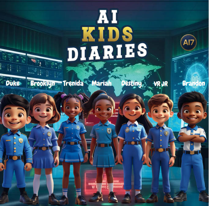 AI Kids Diaries: Book 1  Brilliant Students Solve Middle School Mysteries with the Power of Artificial Intelligence