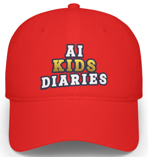 AI Kids Diaries Logo Hat